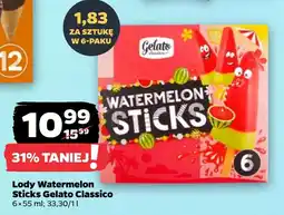 Netto Lody Watermelon Sticks Gelato Classico oferta