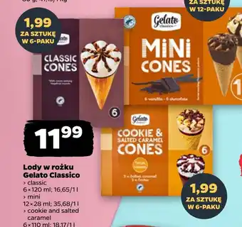 Netto Lody w rożku Gelato Classico oferta