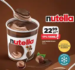 Netto Lody Nutella Ferrero oferta