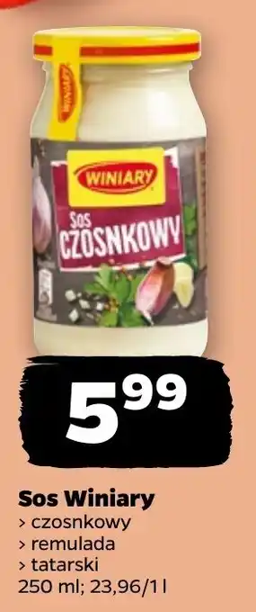 Netto Sos Winiary czosnkowy oferta
