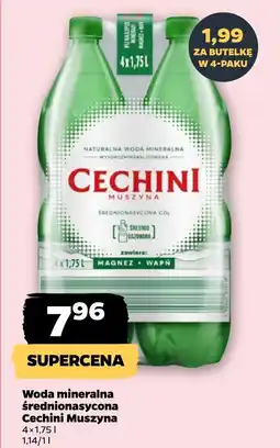Netto Woda mineralna średnionasycona Cechini Muszyna oferta