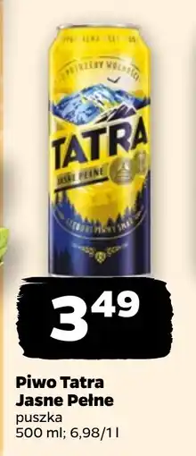 Netto Piwo Tatra Jasne Pełne oferta