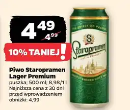 Netto Piwo Staropramen Lager Premium oferta