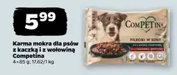 Netto Karma mokra dla psów z kaczką i z wołowiną Competina oferta