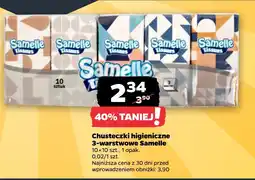 Netto Chusteczki higieniczne 3-warstwowe Samelle oferta