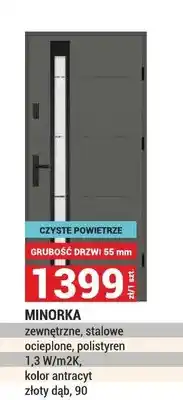 Merkury Market Drzwi zewnętrzne stalowe Minorka oferta