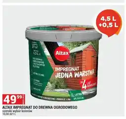 Merkury Market Impregnat do drewna ogrodowego Altax Jedna Warstwa oferta