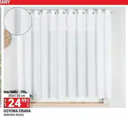 Merkury Market Gotowa firana 300x150 cm oferta