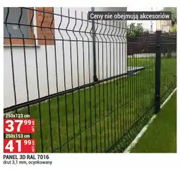Merkury Market Panel 3D RAL 7016 250x123 cm oferta