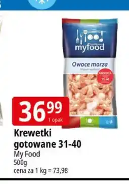 E.Leclerc Krewetki gotowane 31-40 My Food oferta