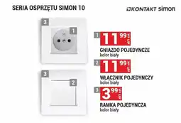 Merkury Market Włącznik pojedynczy Kontakt Simon Simon 10 oferta