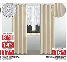 Merkury Market Firana żakardowa wys. 100 cm oferta