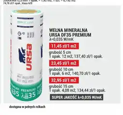 Merkury Market Wełna mineralna Ursa DF35 Premium grubość 5 cm oferta