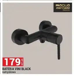 Merkury Market Bateria natryskowa Aqua Mercado Vini Black oferta