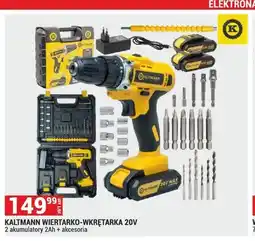 Merkury Market Wiertarko-wkrętarka Kaltmann 20V oferta