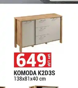 Merkury Market Komoda K2D3S Indygo oferta