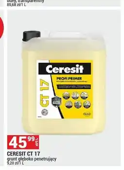 Merkury Market Ceresit CT 17 grunt głęboko penetrujący oferta