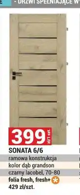 Merkury Market Drzwi pokojowe Sonata 6/6 oferta