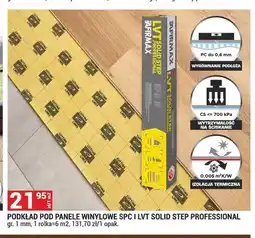 Merkury Market Podkład pod panele winylowe SPC i LVT Afirmax Solid Step Professional oferta