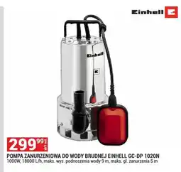 Merkury Market Pompa zanurzeniowa do wody brudnej Einhell oferta