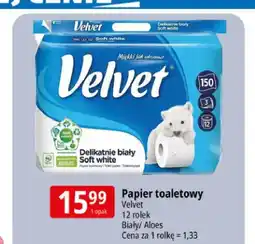E.Leclerc Papier toaletowy Velvet Delikatnie biały oferta