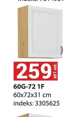 Merkury Market Szafka kuchenna wisząca Stilo 60 g-72 1F oferta