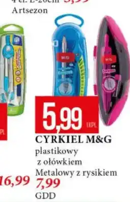 E.Leclerc Cyrkiel M&G plastikowy z ołówkiem oferta