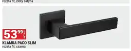 Merkury Market Klamka Paco Slim czarna oferta