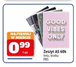 E.Leclerc Zeszyt A5 60k linia PBS oferta