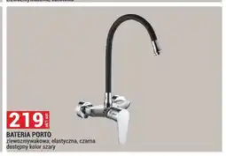 Merkury Market Bateria zlewozmywakowa Invena Porto elastyczna czarna oferta