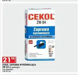 Merkury Market Zaprawa wyrównująca Cekol ZW-04 oferta