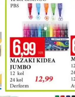 E.Leclerc Mazaki Kidea Jumbo 12 kolorów oferta