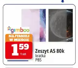 E.Leclerc Zeszyt A5 Gimboo kratka oferta