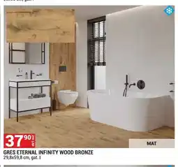 Merkury Market Gres Eternal Infinity Wood Bronze 29,8x59,8 cm oferta