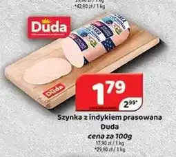 Delfin Szynka z indykiem prasowana Duda oferta