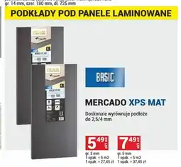 Merkury Market Podkład pod panele laminowane Mercado XPS Mat gr. 5 mm oferta