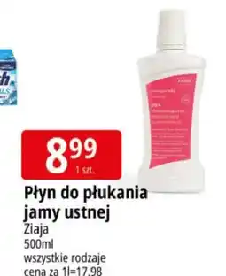 E.Leclerc Płyn do płukania jamy ustnej Ziaja oferta