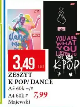 E.Leclerc Zeszyt K-Pop/Dance A5 60-kartkowy oferta