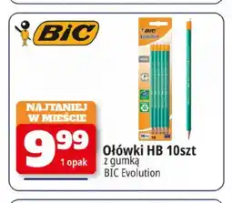 E.Leclerc Ołówki HB z gumką BIC Evolution oferta