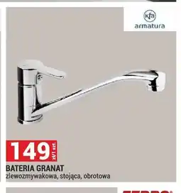 Merkury Market Bateria zlewozmywakowa stojąca obrotowa KFA Armatura Granat oferta