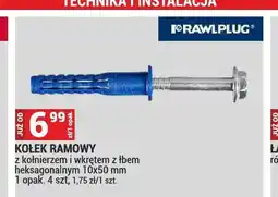 Merkury Market Kołek ramowy z kołnierzem i wkrętem z łbem heksagonalnym Rawlplug 10x50 mm oferta