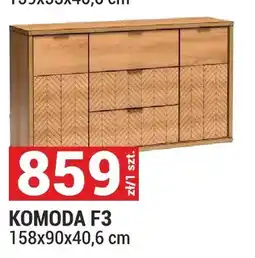 Merkury Market Komoda F3 Fonti 158x90x40,6 cm oferta