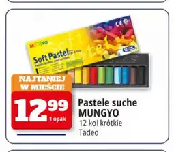 E.Leclerc Pastele suche Mungyo 12 kolorów krótkie oferta