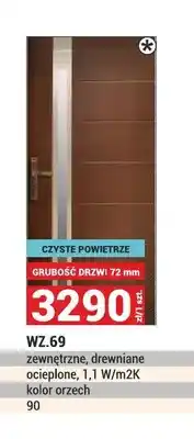 Merkury Market Drzwi zewnętrzne drewniane WZ.69 oferta