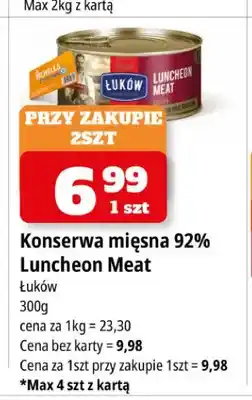 E.Leclerc Konserwa mięsna Łuków Luncheon Meat 92% oferta