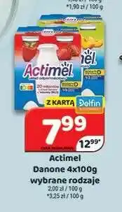 Delfin Napój jogurtowy Actimel Danone 4-pak oferta