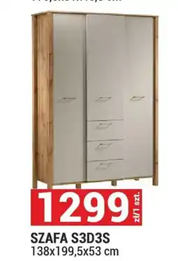 Merkury Market Szafa S3D3S Indygo oferta