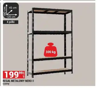 Merkury Market Regał metalowy Nero II czarny oferta