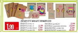 E.Leclerc Zeszyt A5 60-kartkowy Kraft oferta
