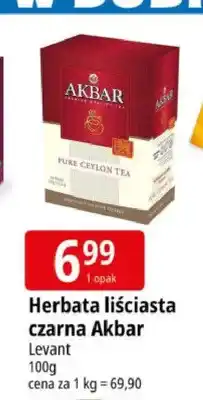E.Leclerc Herbata liściasta czarna Akbar Pure Ceylon Tea oferta